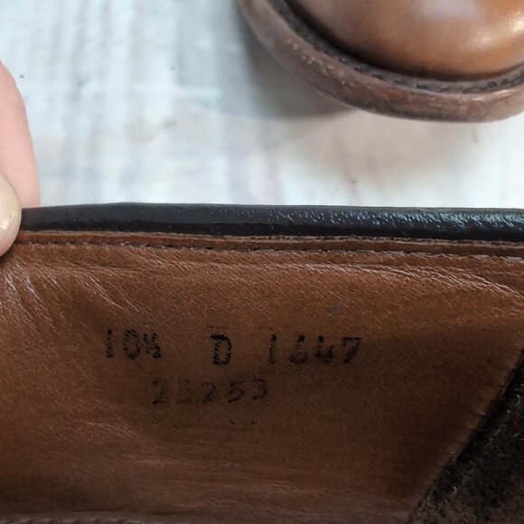 Allen Edmonds Westchester Penny Loafers Tan Leather Slip-On Dress Shoes Men 10.5 - Picture 3 of 10